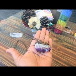 Amethyst | Electroformed | Necklace | Handmade